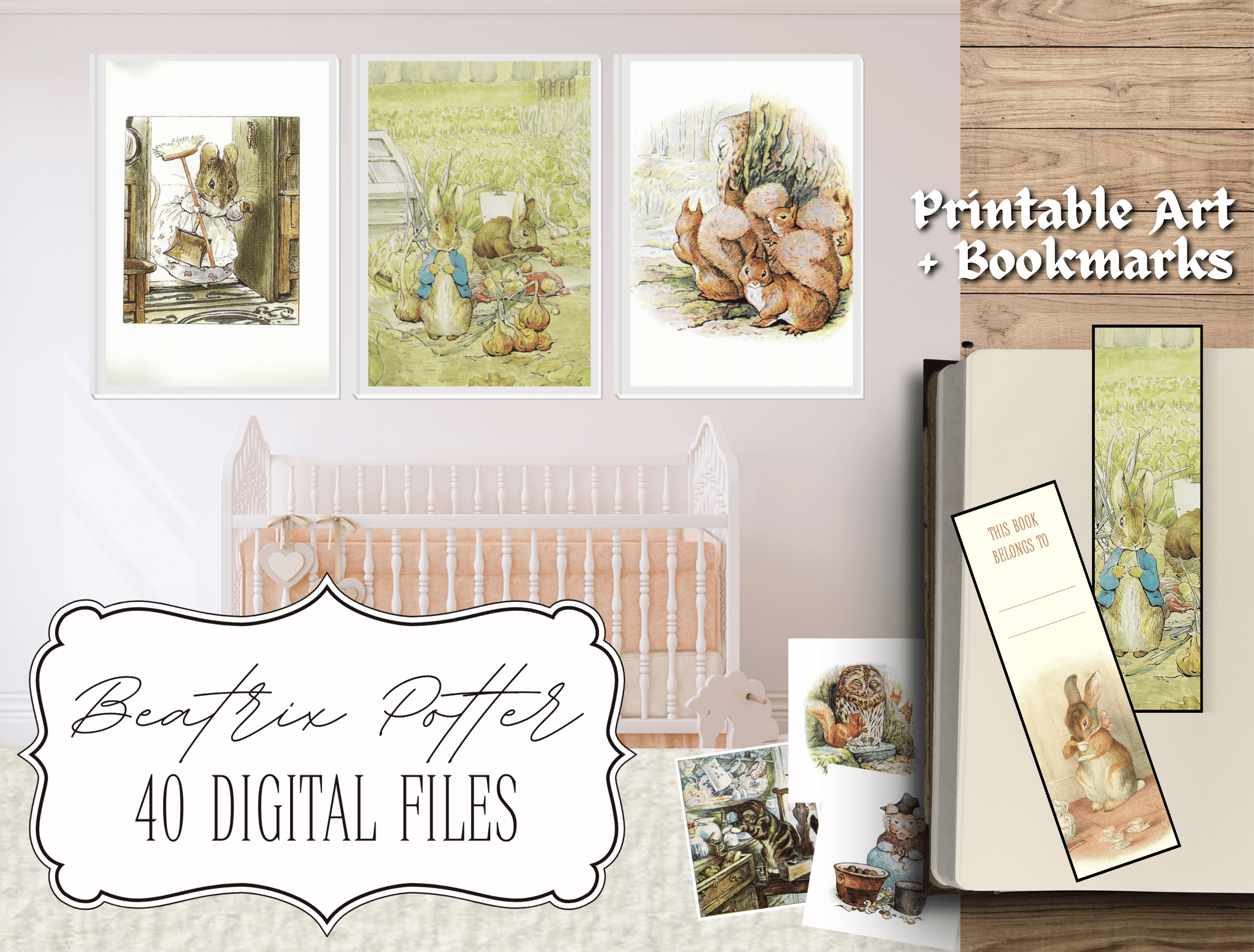 New Release – Vintage Beatrix Potter Collections + Free Phone Wallpaper